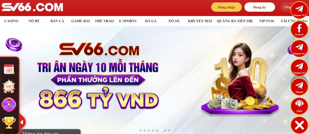 Người chơi có thể tạo tài khoản miễn phí tại SV66 